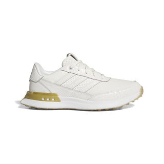 Adidas Womens S2G 25 Leather Spikeless Waterproof Golf Shoes - Off White