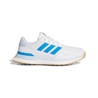 Adidas Womens S2G 26 Leather Spikeless Golf Shoes - White & Blue