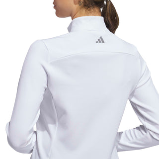 Performance Texture Full Zip Jacket - White