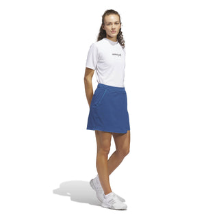 Adidas Womens Ultimate365 Seersucker Skort - Dusky Petrol