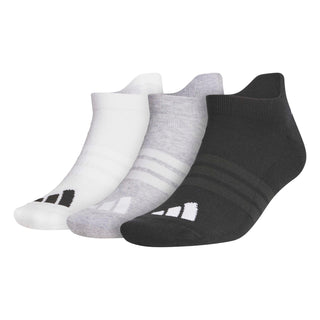 Adidas Performance Ankle Socks (3 Pack) - White, Black & Grey