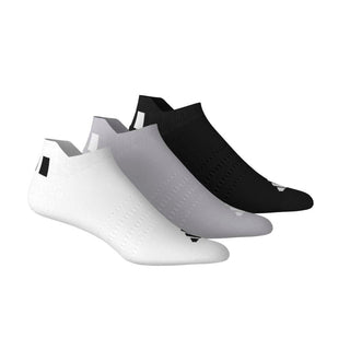 Adidas Performance Ankle Socks (3 Pack) - White, Black & Grey