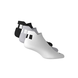 Adidas Performance Ankle Socks (3 Pack) - White, Black & Grey
