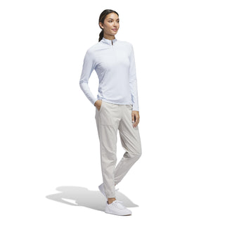 Ultimate365 Solid Quarter Zip Mock Neck - Crystal Sky