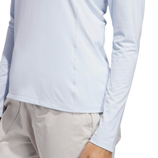 Ultimate365 Solid Quarter Zip Mock Neck - Crystal Sky