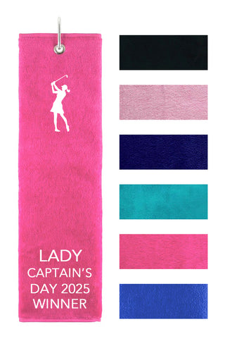 Lady Captain's Day 2025 Winner Tri Fold Golf Towel