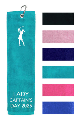 Lady Captain's Day 2025 Tri Fold Golf Towel