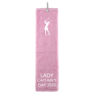 Lady Captain's Day 2025 Tri Fold Golf Towel