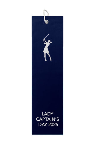 Lady Captain's Day 2026 Tri-Fold Towel - Navy