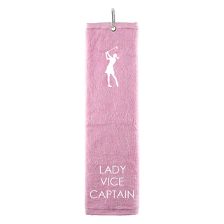 Lady Vice Captain Own Use Tri Fold Golf Towel