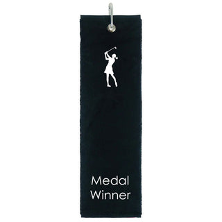 Medal Winner Tri Fold Golf Towel Prize