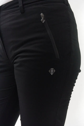 Cascade Waterproof Lined Ladies Golf Trousers - Black - [Please size down]