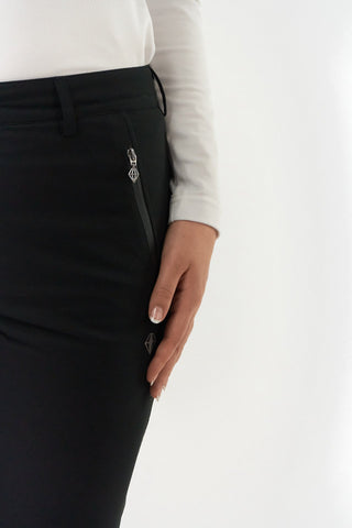 Cascade Waterproof Lined Ladies Golf Trousers - Black - [Please size down]