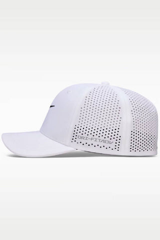 Rise Summer Golf Cap - White