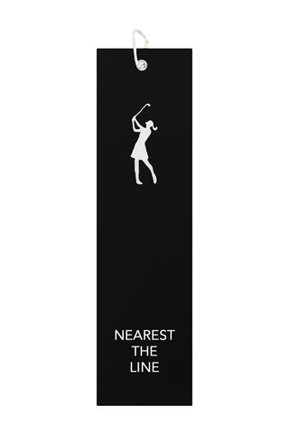 Nearest The Line Tri Fold Golf Towel Prize