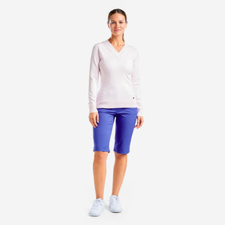 Nivo Ladies Nicole V-Neck Sweater - Pink Sugar