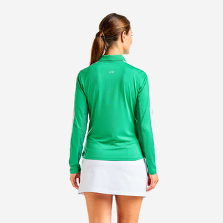 Nivo Ladies Nina Long Sleeve Polo - Classic Green