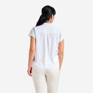 Nivo Ladies Veronica Cap Sleeve Polo - Cream