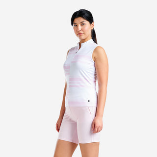 Nivo Ladies Victoria Sleeveless Polo - Pink Sugar