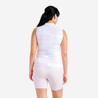 Nivo Ladies Victoria Sleeveless Polo - Pink Sugar