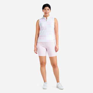 Nivo Ladies Victoria Sleeveless Polo - Pink Sugar