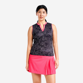 Nivo Ladies Vivian Sleeveless Polo - Black