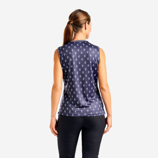 Nivo Ladies Vivian Sleeveless Polo - Navy
