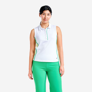 Nivo Ladies Fay Sleeveless Polo - White