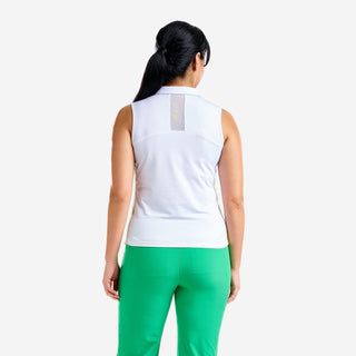 Nivo Ladies Fay Sleeveless Polo - White