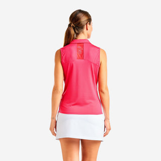 Nivo Ladies Fay Sleeveless Polo - Cherry