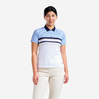 Nivo Ladies Finley Cap Sleeve Polo - Gentle Blue