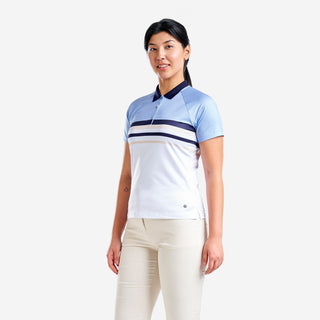 Nivo Ladies Finley Cap Sleeve Polo - Gentle Blue