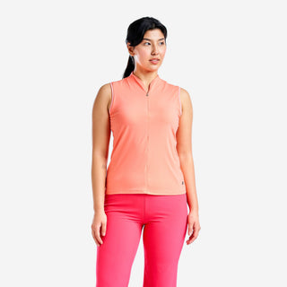 Nivo Ladies Fergie Sleeveless Polo - Melon