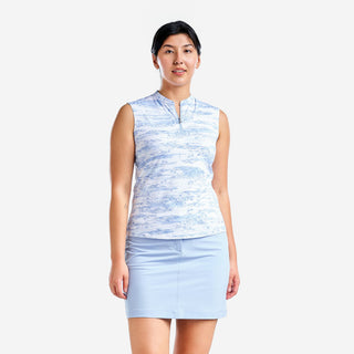 Nivo Ladies Linnea Sleeveless Polo - Gentle Blue