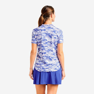 Nivo Ladies Lynda Cap Sleeve Polo - Cobalt