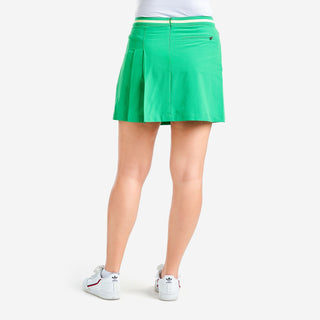Nivo Ladies Valentina Pleated Golf Skort - Classic Green