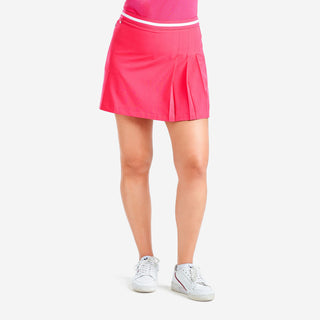 Nivo Ladies Valentina Pleated Golf Skort - Cherry