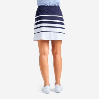 Nivo Ladies Layla Pull on Golf Skort - Navy/White