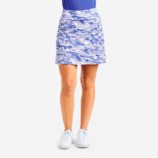 Nivo Ladies Layla Pull on Golf Skort - Cobalt