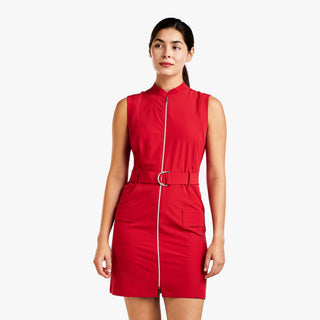 Mackenzie Golf Dress - Chinese Red
