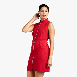 Mackenzie Golf Dress - Chinese Red