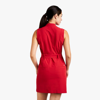 Mackenzie Golf Dress - Chinese Red