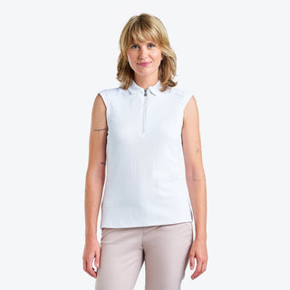 Nivo Ladies Nikki II Sleeveless Polo - White