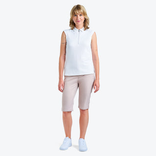 Nivo Ladies Nikki II Sleeveless Polo - White