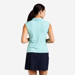 Ladies Nikki II Sleeveless Polo - Aruba Blue