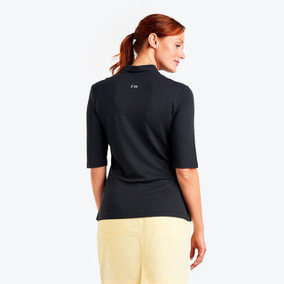 Nivo Ladies Noa II Half Sleeve Polo - Black