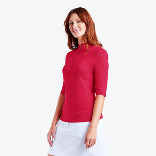 Nivo Ladies Noa II Half Sleeve Polo - Cherry