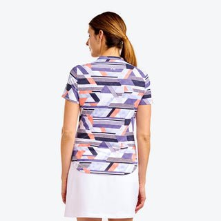 Nivo Ladies Lynda Cap Sleeve Polo - Future Dusk