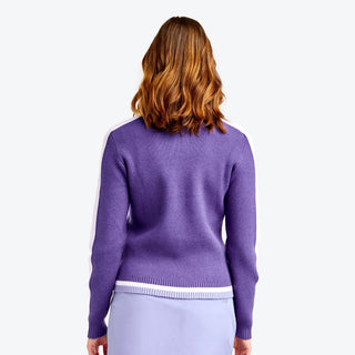 Nivo Ladies Golf Daniela Zip Sweater - Future Dusk