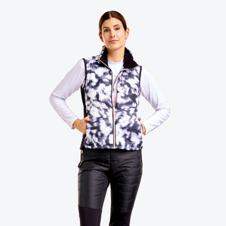 Nivo Ladies Golf Drew Vest Jacket - Black & White